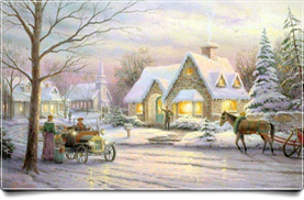 Winter Horse Carriage